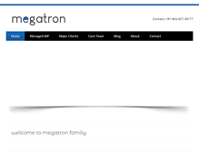 Tablet Screenshot of megatrontech.com